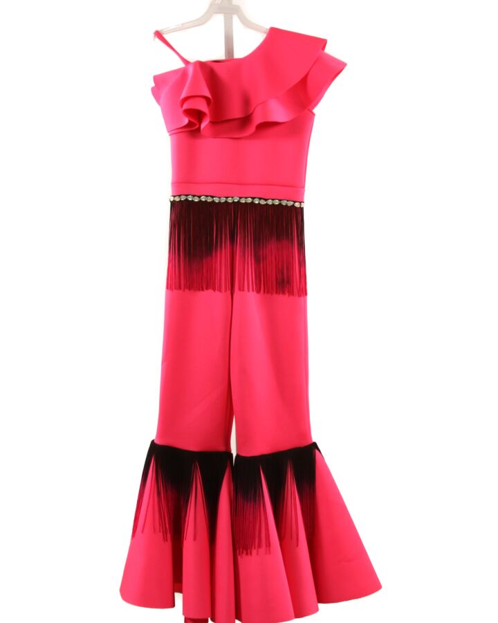 NO TAG  HOT PINK    COSTUME WITH RUFFLE