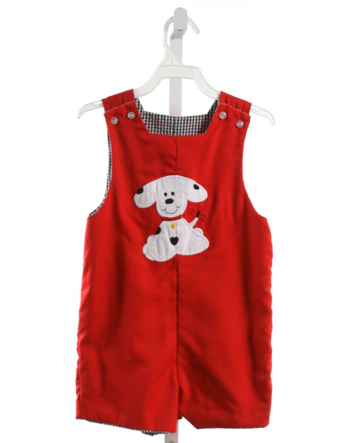 BAILEY BOYS  RED   APPLIQUED JON JON