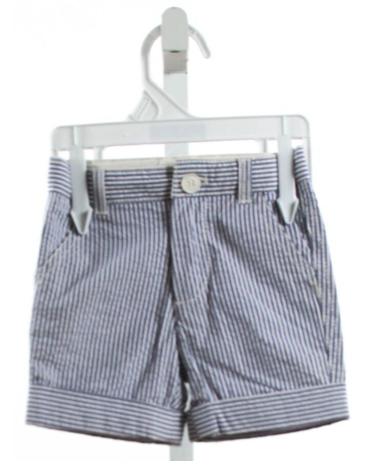 JACADI  BLUE SEERSUCKER STRIPED  SHORTS