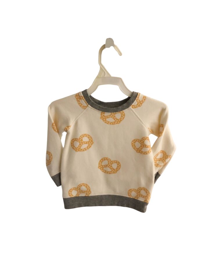 MONICA + ANDY  ORANGE  PRINT  PULLOVER