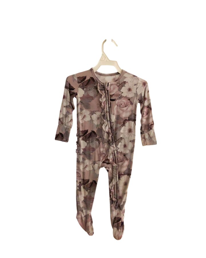 NO TAG  LAVENDER  FLORAL  LAYETTE WITH RUFFLE