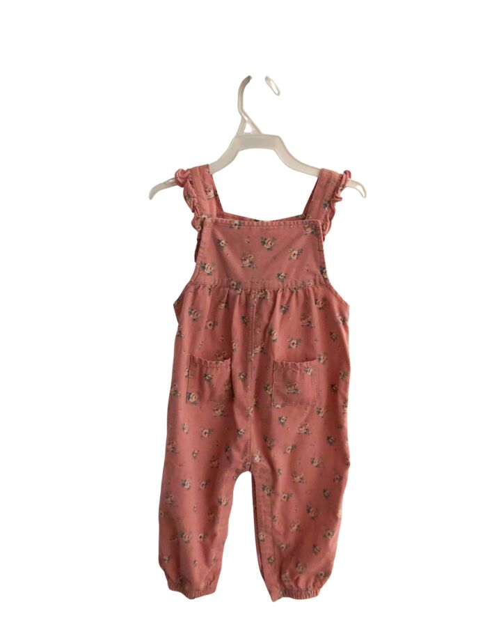 ANGEL DEAR  PINK CORDUROY FLORAL  ROMPER