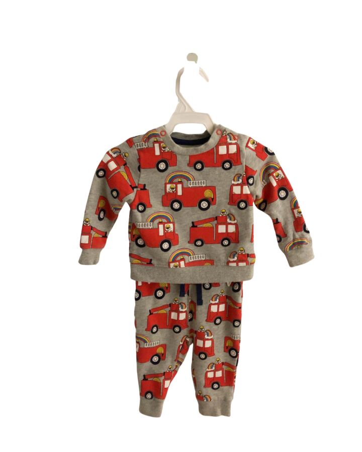 BABY BODEN  RED  PRINT  2-PIECE OUTFIT