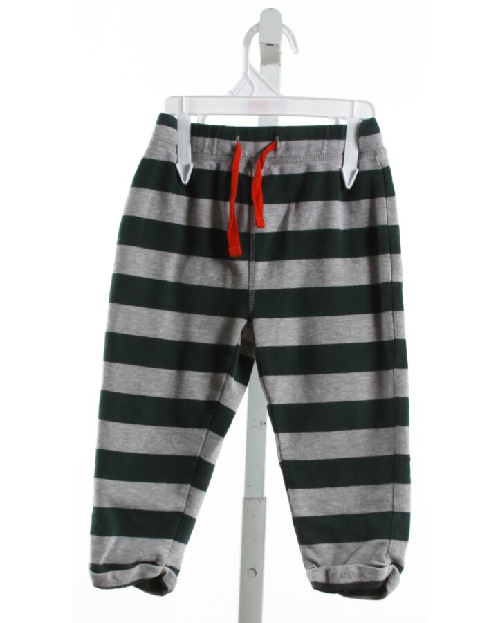 BABY BODEN  FOREST GREEN  STRIPED  PANTS