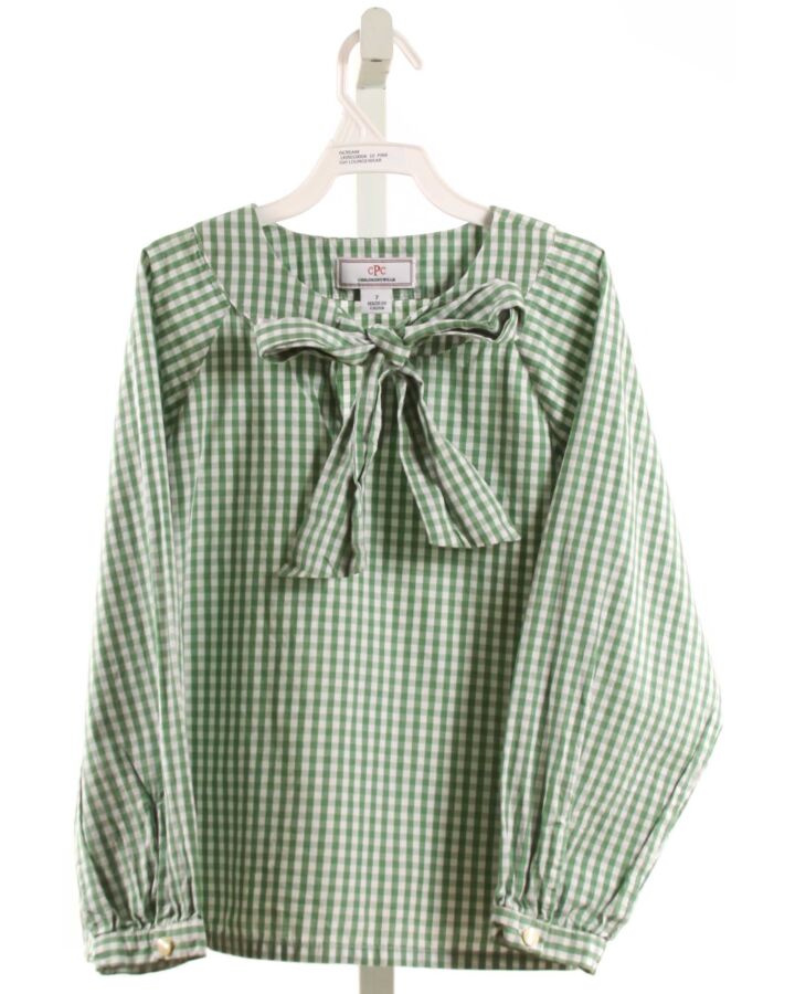 CPC  GREEN  GINGHAM  DRESS SHIRT