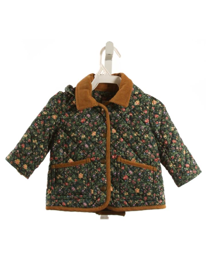 RALPH LAUREN  GREEN  FLORAL  OUTERWEAR