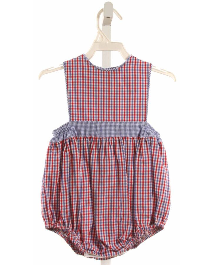 ANVY KIDS  RED  PLAID  BUBBLE