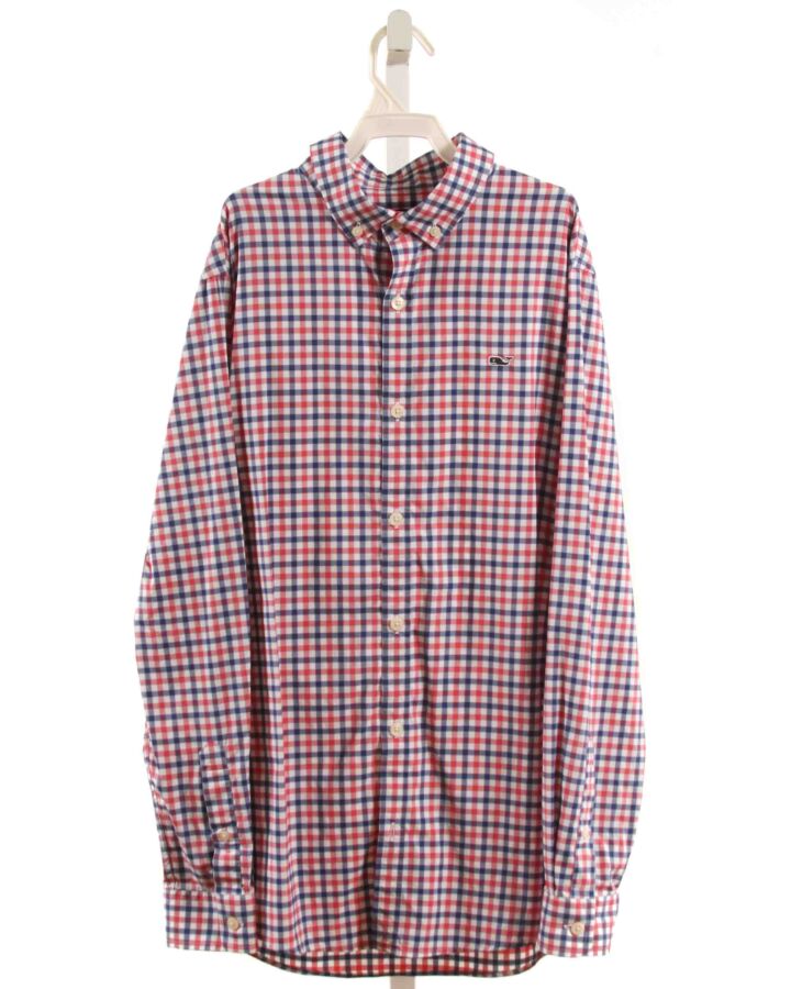 VINEYARD VINES  MULTI-COLOR  PLAID  DRESS SHIRT