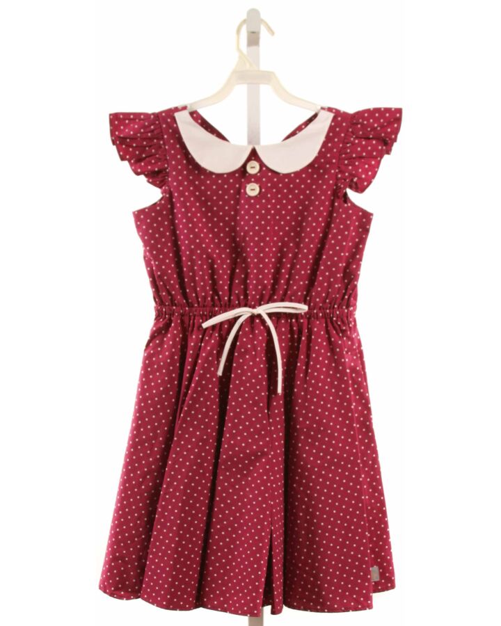 ELEANOR ROSE  PURPLE  POLKA DOT  DRESS WITH BOW