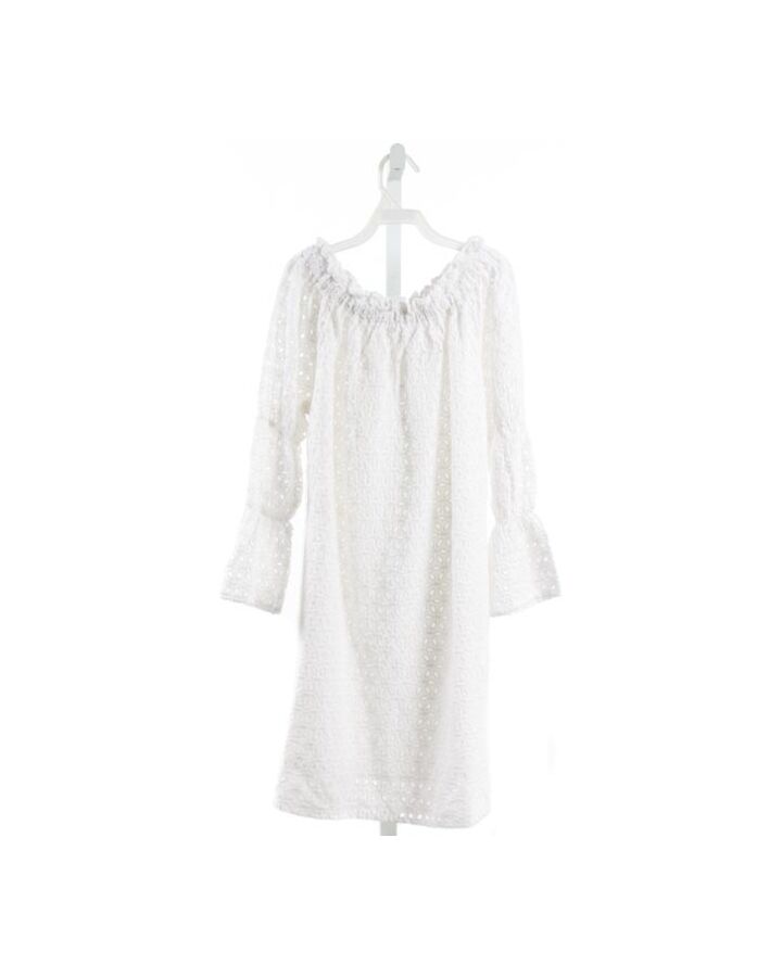 TUCHINDA  WHITE EYELET  DRESS