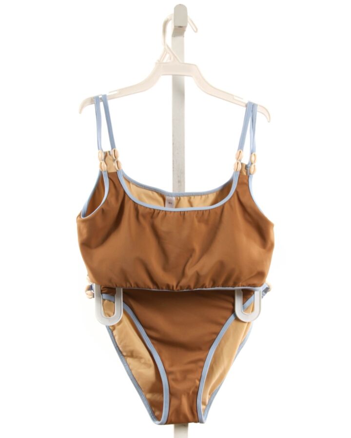 NESSI BYRD  BROWN    2-PIECE SWIMSUIT