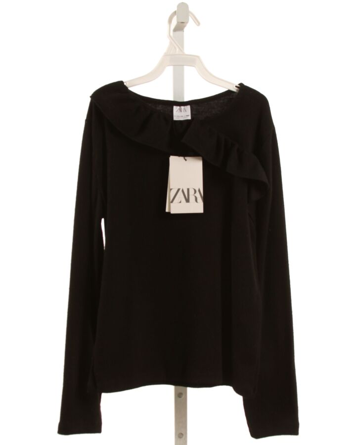 ZARA  BLACK    KNIT LS SHIRT