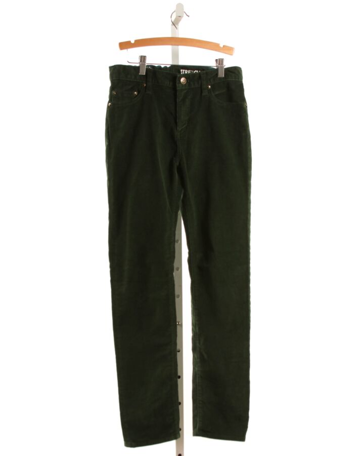 CREWCUTS  GREEN CORDUROY   PANTS