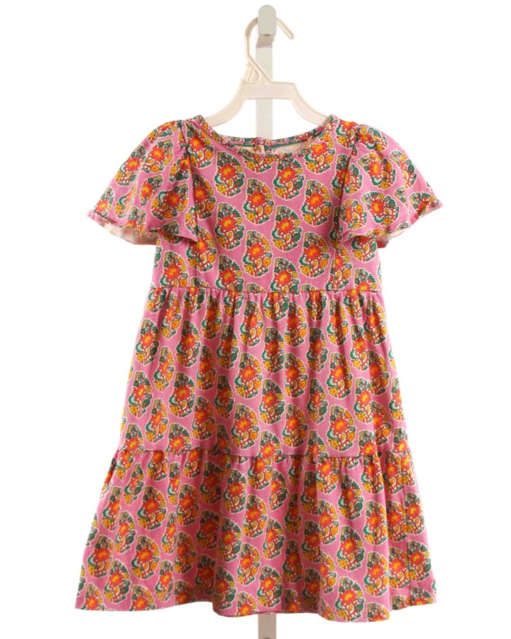 MINI BODEN  PINK  FLORAL  KNIT DRESS