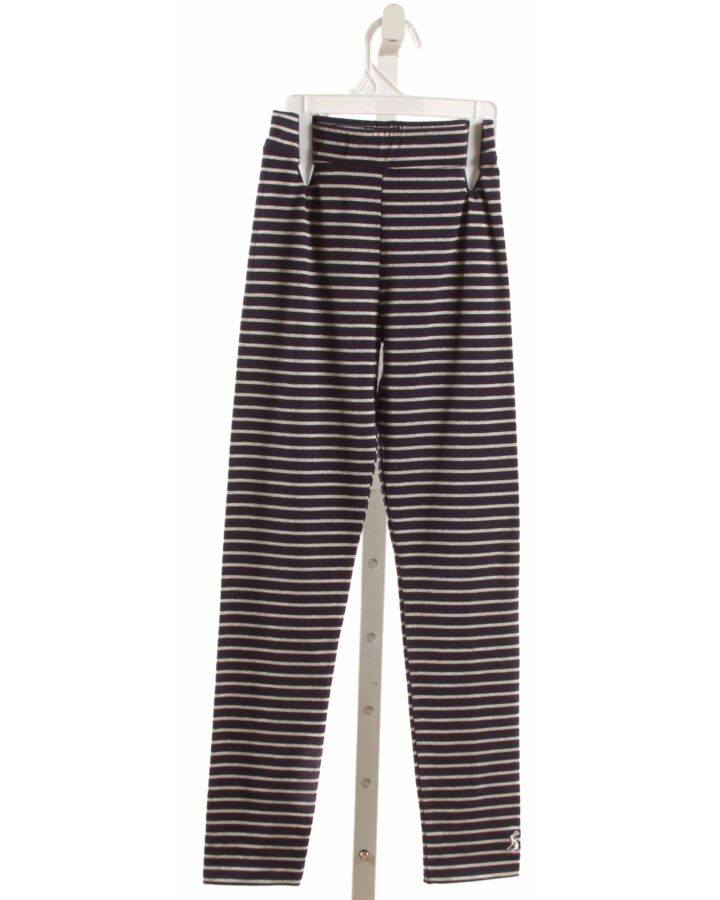 JOULES  SILVER  STRIPED  LEGGINGS