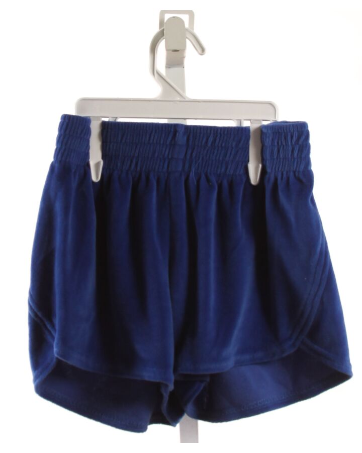 AZARHIA  BLUE VELOUR   SHORTS