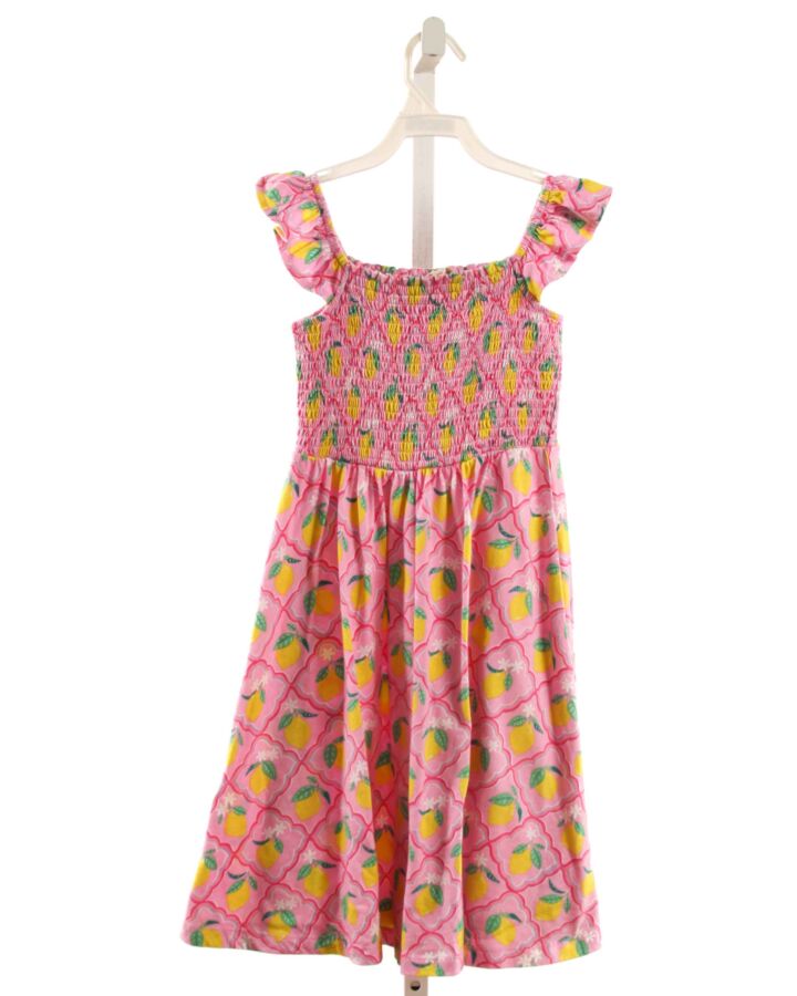 MINI BODEN  PINK KNIT  PRINTED DESIGN DRESS