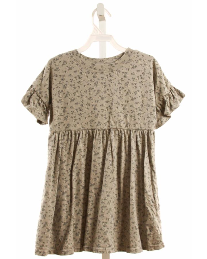 RYLEE & CRU  GRAY  FLORAL  KNIT DRESS