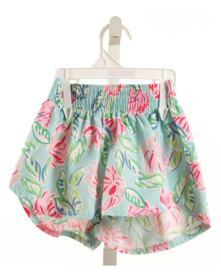 AZARHIA  AQUA  FLORAL  SHORTS