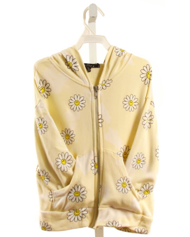 FLOWERS BY ZOE  PALE YELLOW  FLORAL  OUTERWEAR