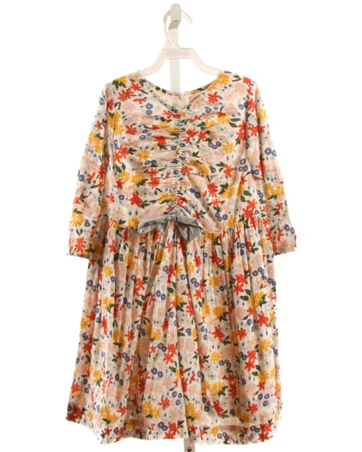 PINK CHICKEN  MULTI-COLOR  FLORAL  DRESS