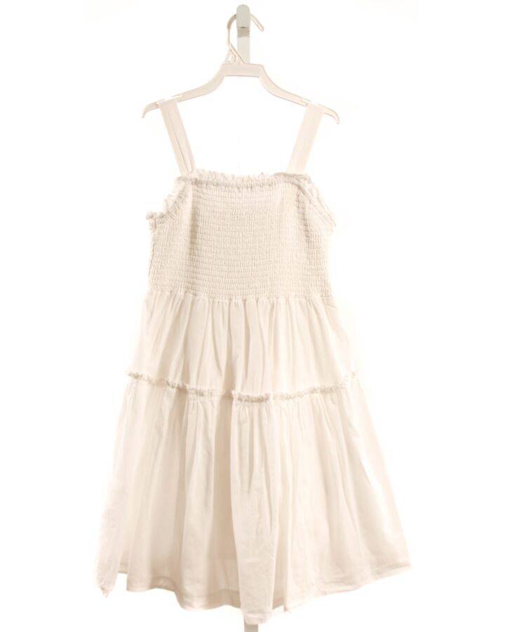 A LOVES A GIRL  WHITE   SMOCKED DRESS