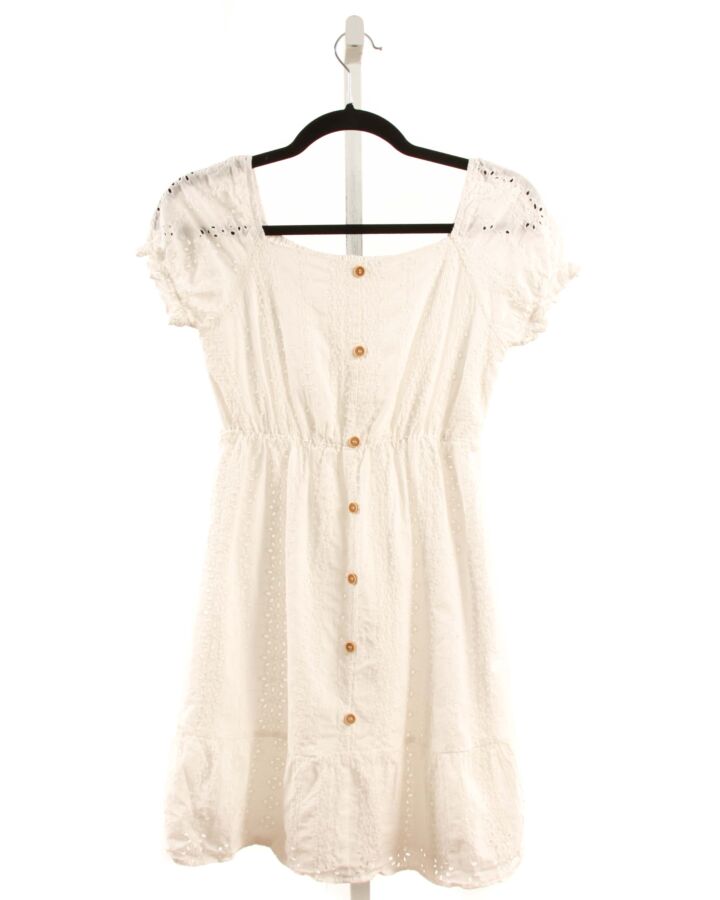NO TAG  WHITE EYELET   DRESS