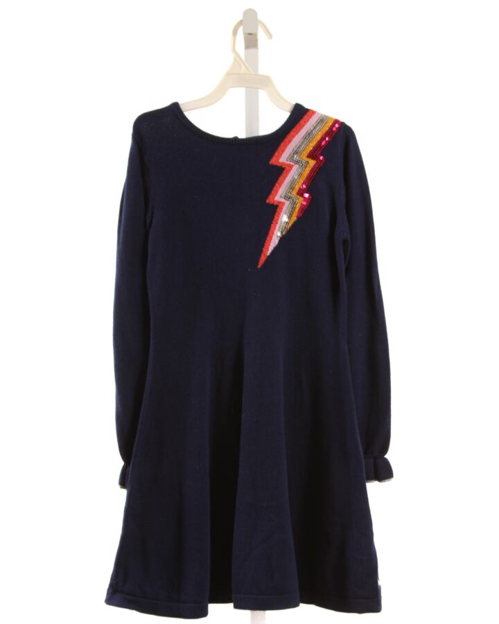 JOULES  NAVY    KNIT DRESS WITH SEQUINS
