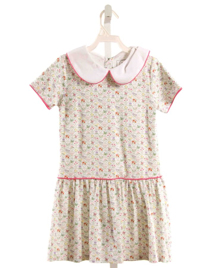 LILA + HAYES  GREEN  FLORAL  KNIT DRESS