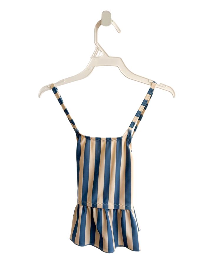 PINK CHICKEN  BLUE  STRIPED  RASH GUARD