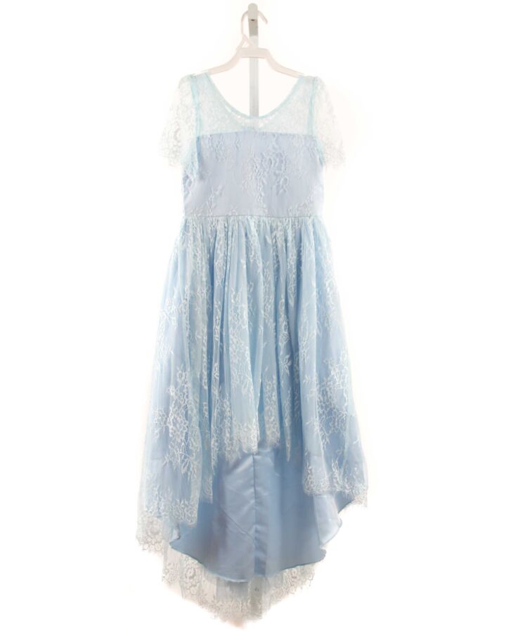 TRISH SCULLY  LT BLUE LACE   PARTY DRESS