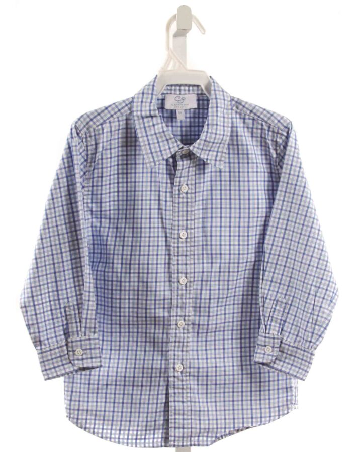 BABY CZ  BLUE  PLAID  DRESS SHIRT