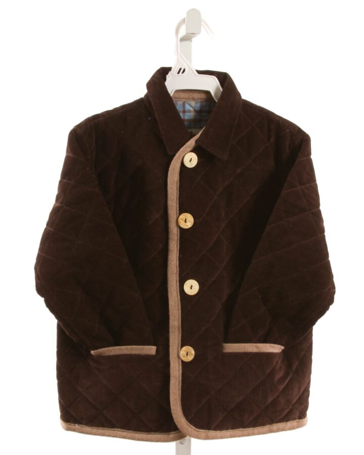 PAPO D'ANJO  BROWN CORDUROY   OUTERWEAR