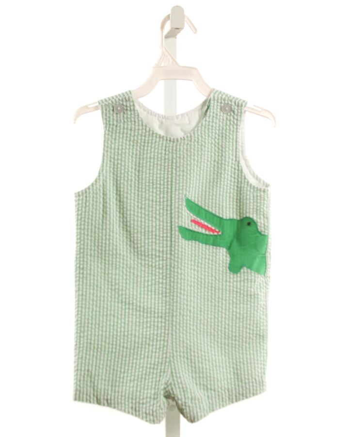 FUNTASIA TOO  GREEN  STRIPED APPLIQUED JON JON