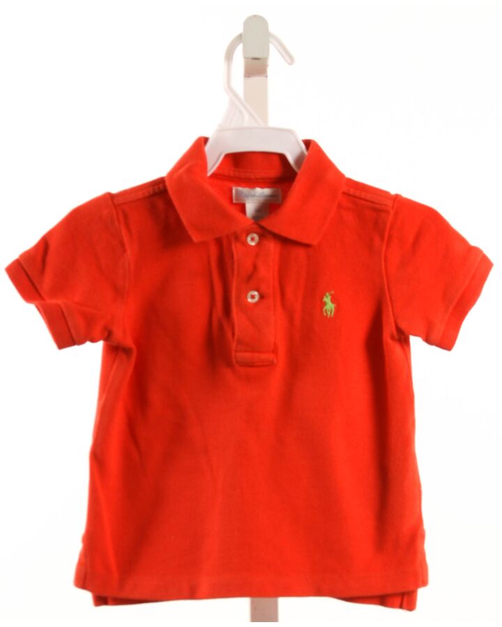 RALPH LAUREN  RED    KNIT SS SHIRT