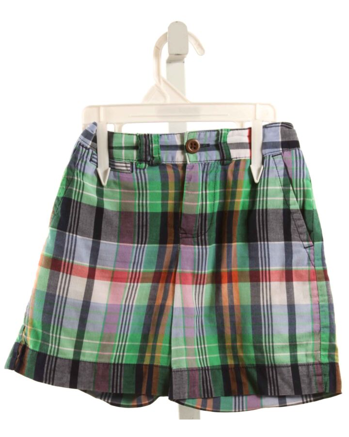 POLO BY RALPH LAUREN  GREEN  PLAID  SHORTS