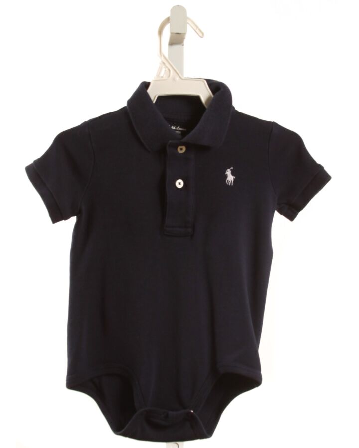 RALPH LAUREN  NAVY    KNIT SS SHIRT