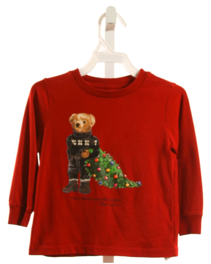 RALPH LAUREN  RED    T-SHIRT