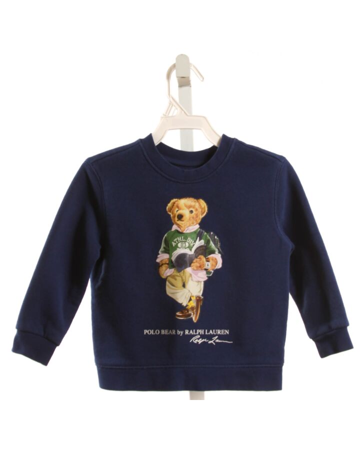 RALPH LAUREN  BLUE  PRINT  PULLOVER