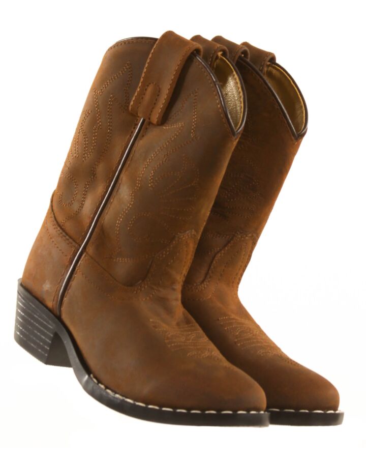 MASTERSON BOOT CO. BROWN BOOTS  *EUC SIZE TODDLER 12
