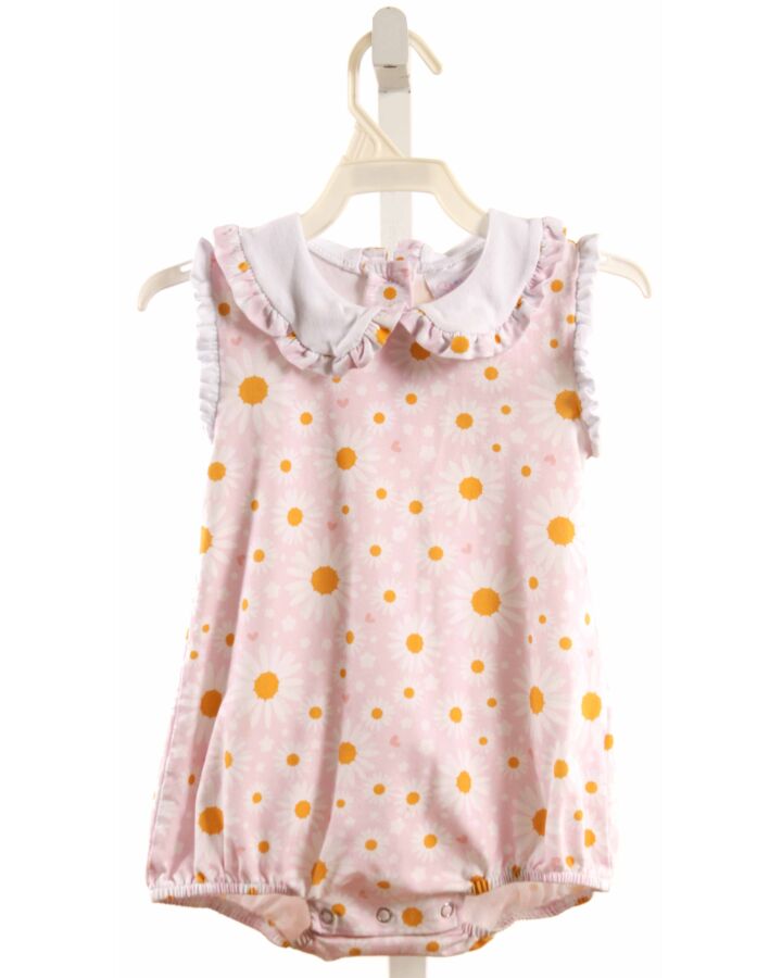 STITCHY FISH  LT PINK  FLORAL  KNIT BUBBLE WITH RUFFLE