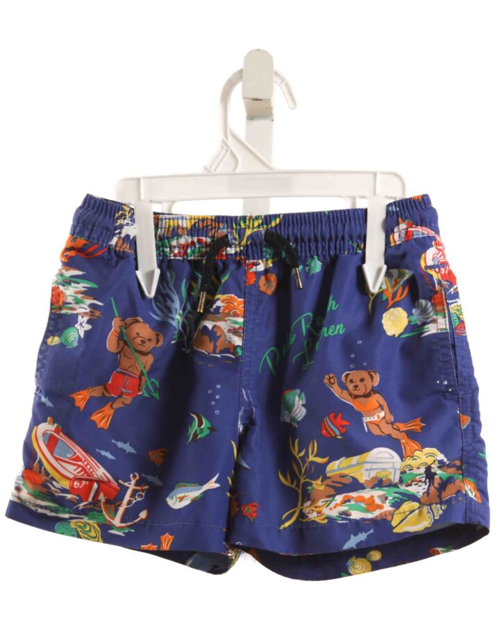 POLO BY RALPH LAUREN  BLUE    SWIM TRUNKS