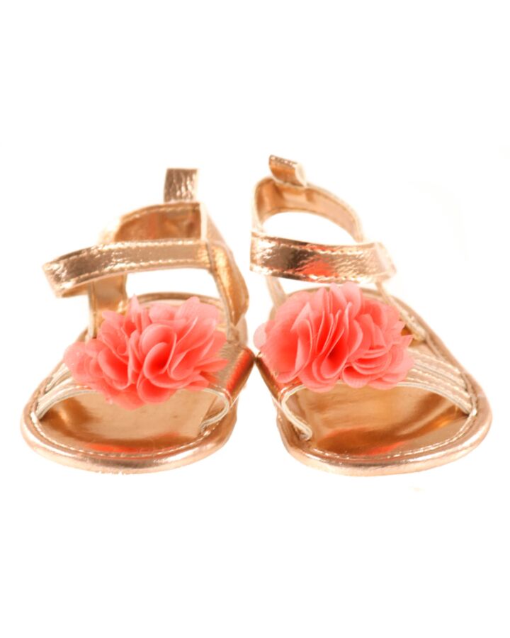 STEPPING STONES GOLD SANDALS *SIZE 6-9 MONTHS *EUC SIZE INFANT 3