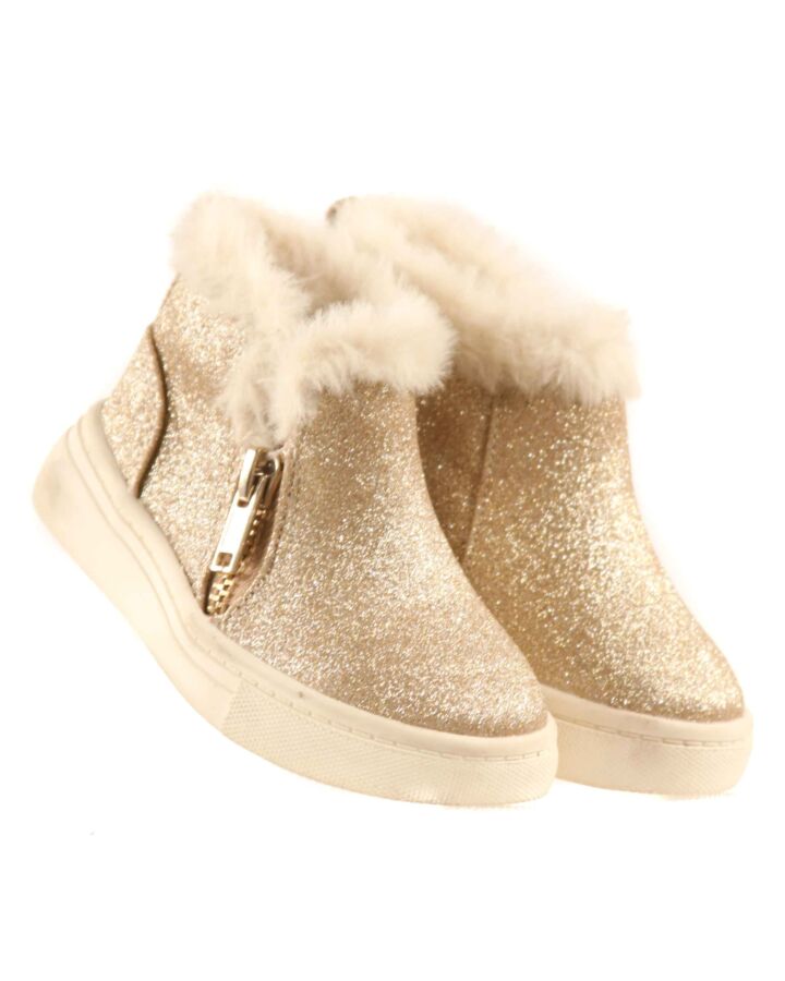 KELLY & KATIE GOLD BOOTS  *EUC SIZE TODDLER 5