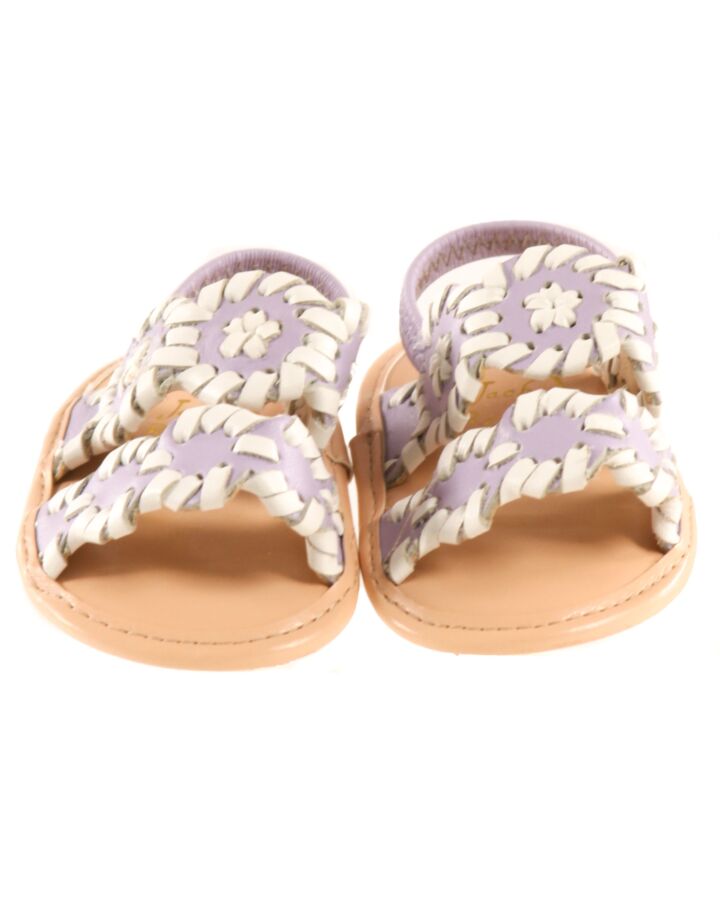 JACK ROGERS PURPLE SANDALS *THIS ITEM IS GENTLY USED WITH MINOR SIGNS OF WEAR (MINOR TEAR ON BOTTOM) *EUC SIZE INFANT 2