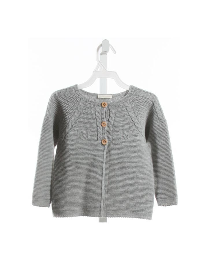 GREY ELEPHANT  GRAY  CARDIGAN