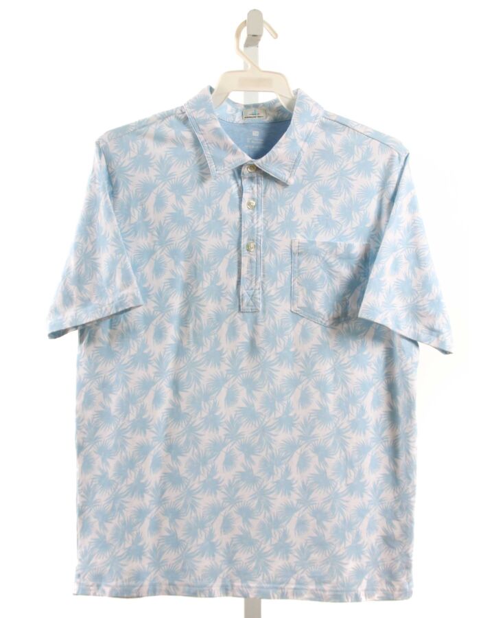 JOHNNIE-O  LT BLUE    KNIT SS SHIRT
