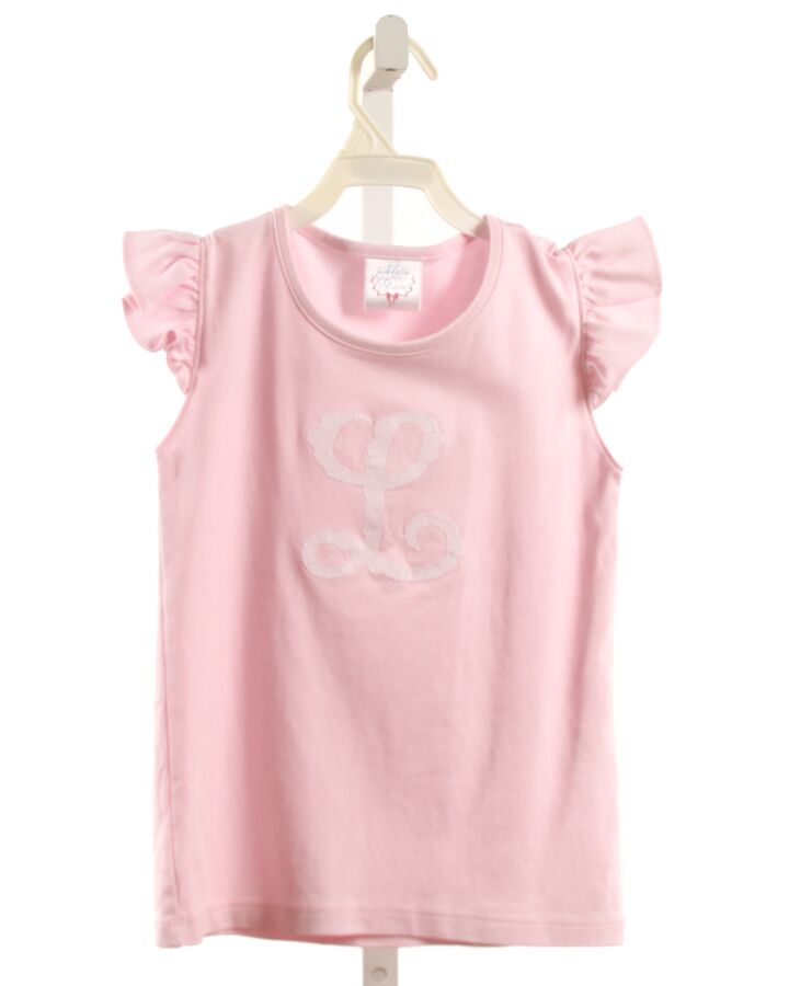 MARY & GRACE  PINK   APPLIQUED SLEEVELESS SHIRT