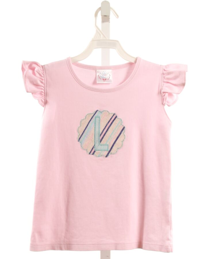 MARY & GRACE  PINK   APPLIQUED SLEEVELESS SHIRT