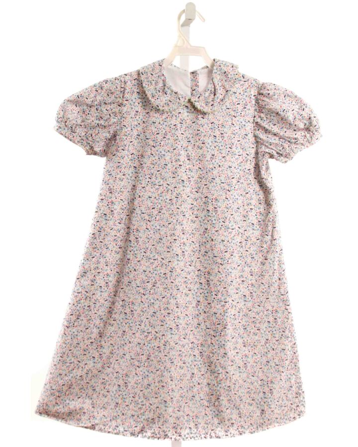 KATE & LIBBY  BLUE  FLORAL  DRESS WITH RIC RAC